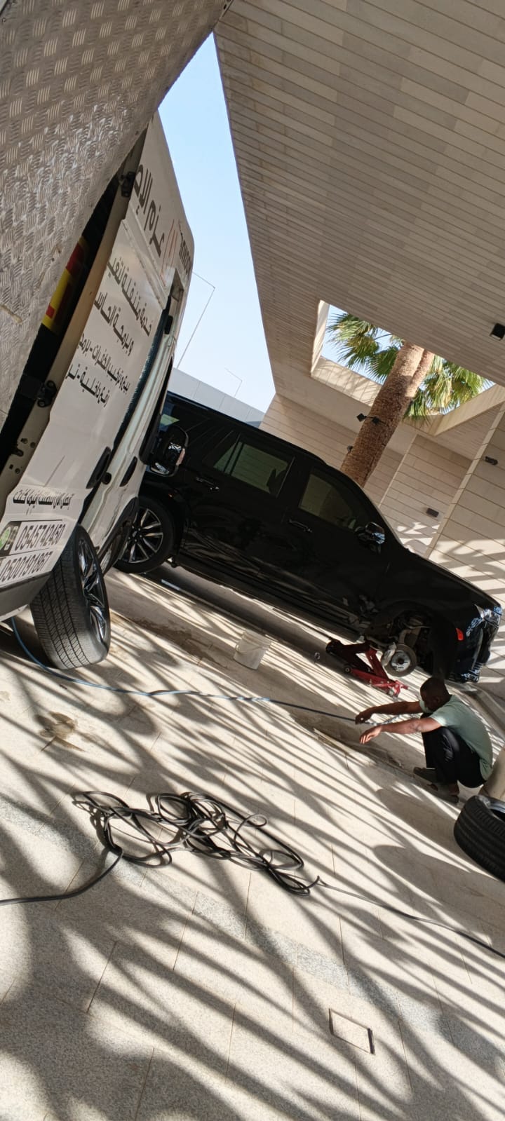سيارة عزم الإطار المتنقلة